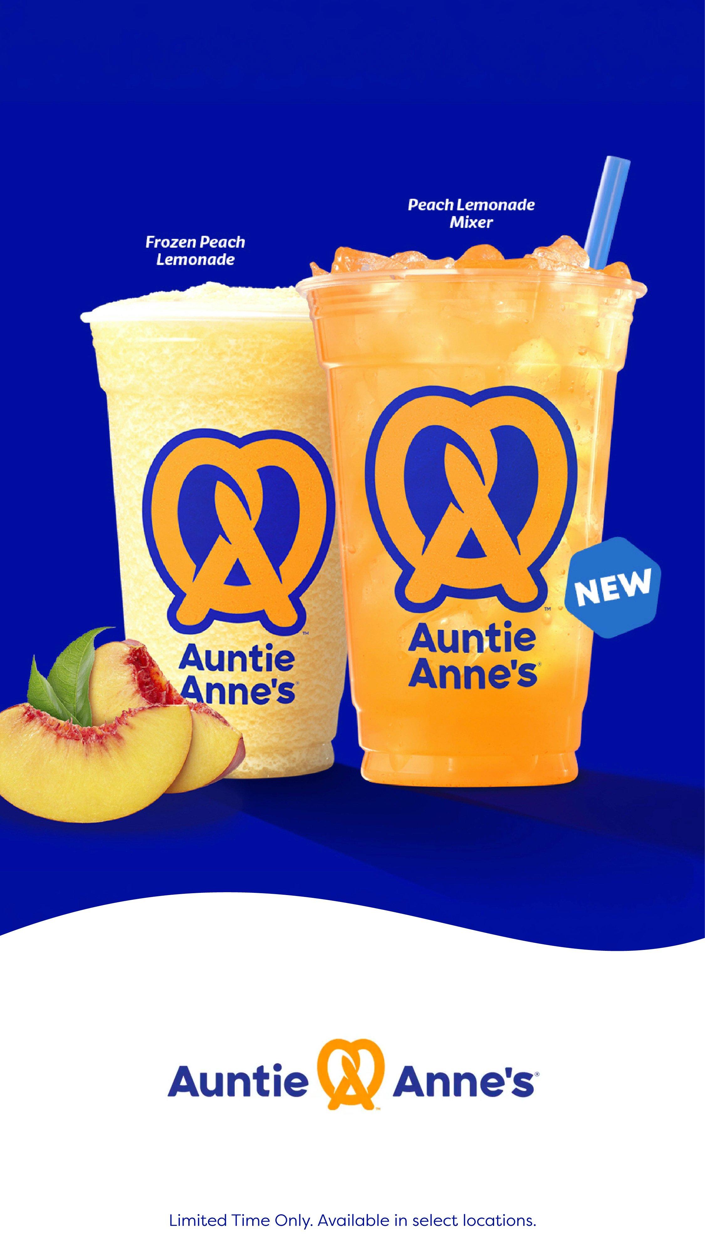 Auntie Anne's lemonade promo