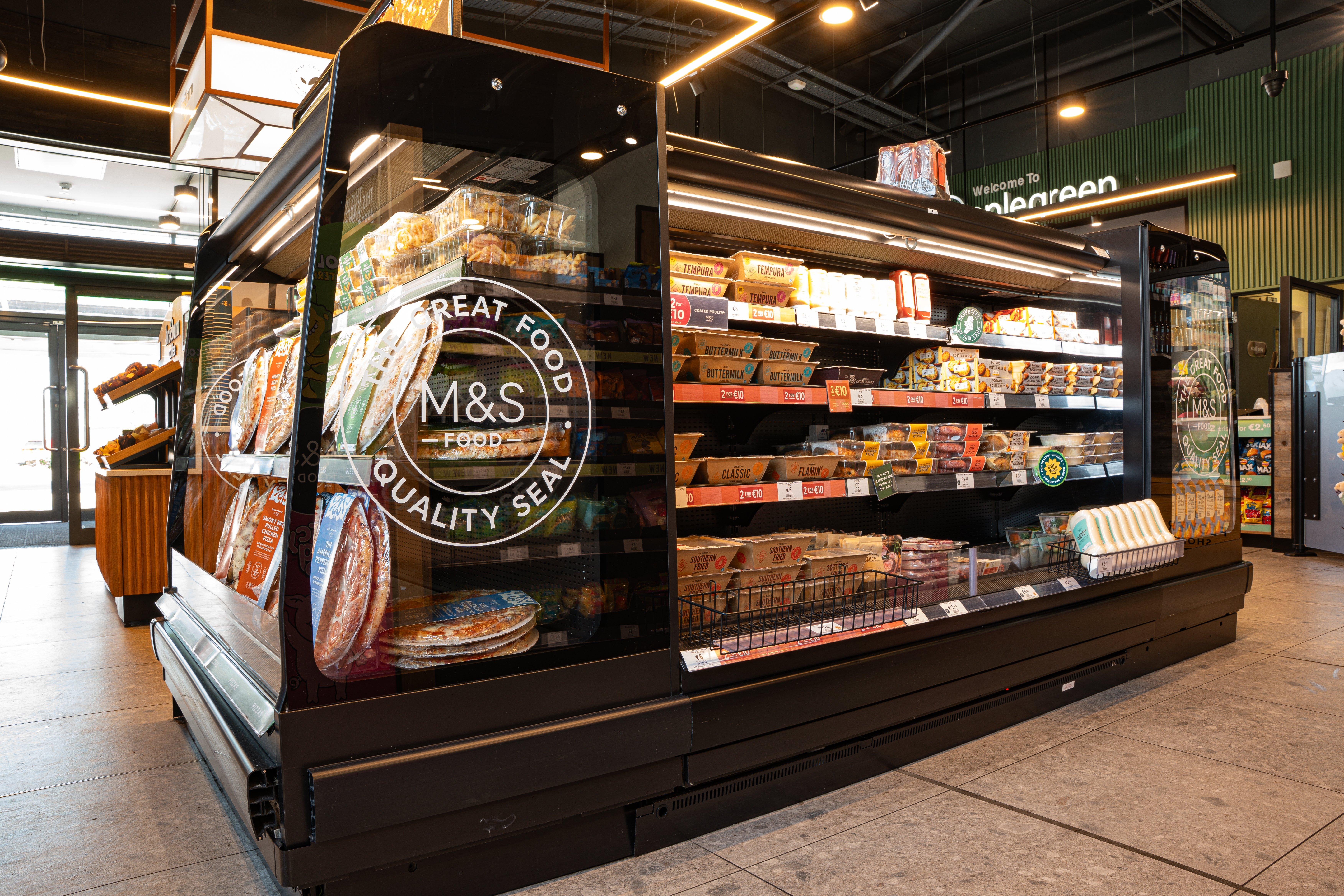 Food fridge in Applegreen store