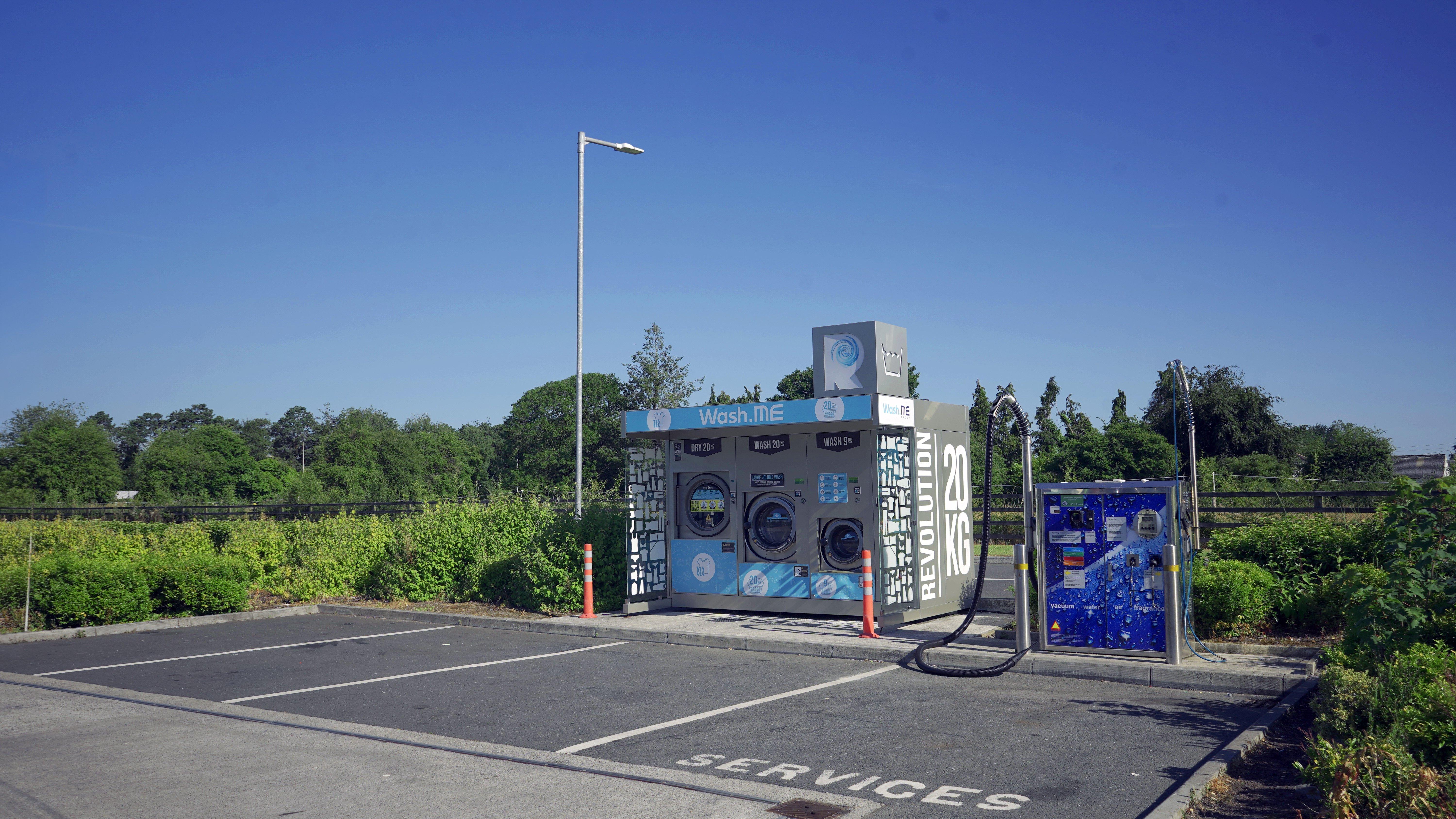 Outdoor laundry facilities