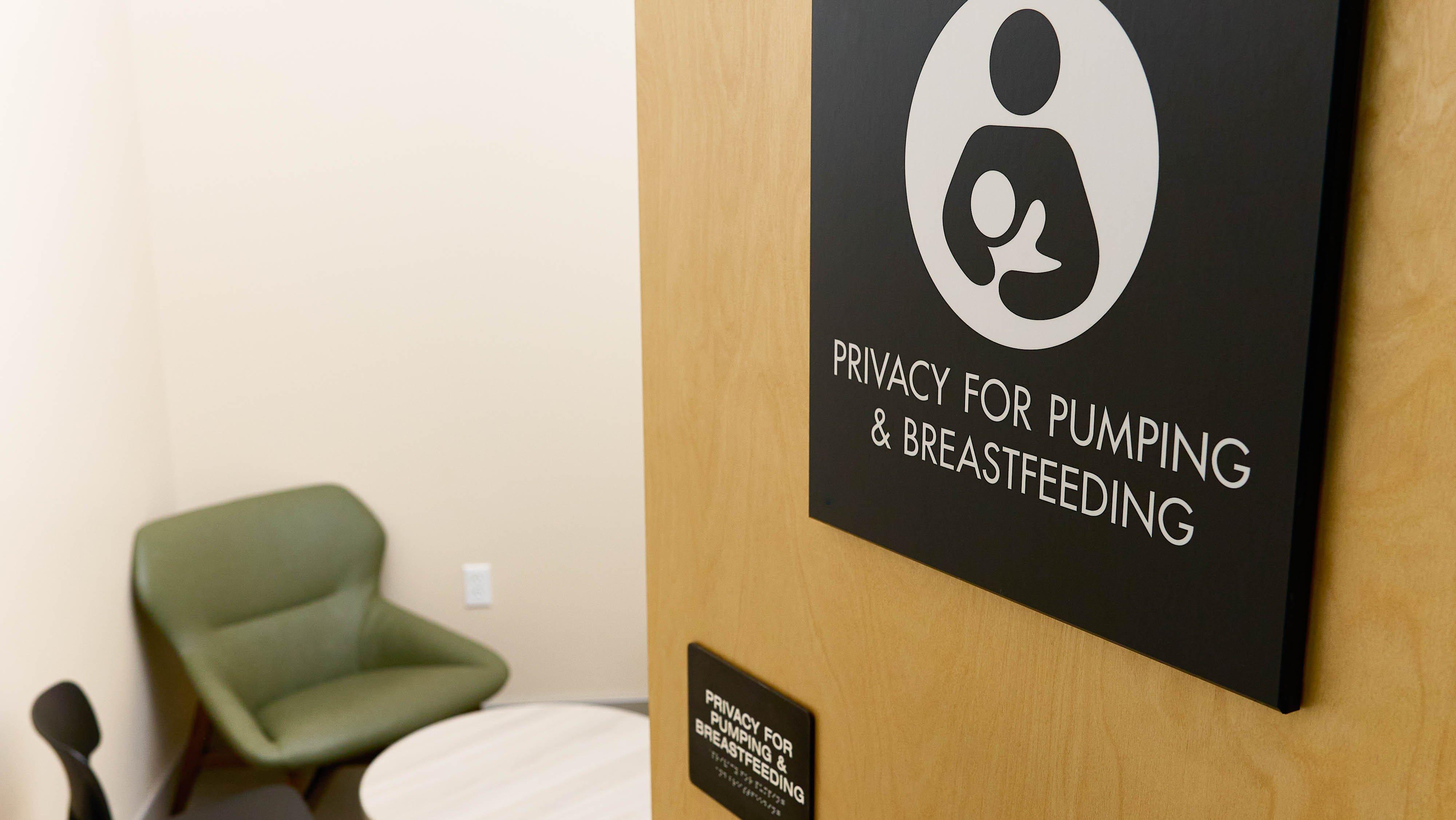 Baby changing area