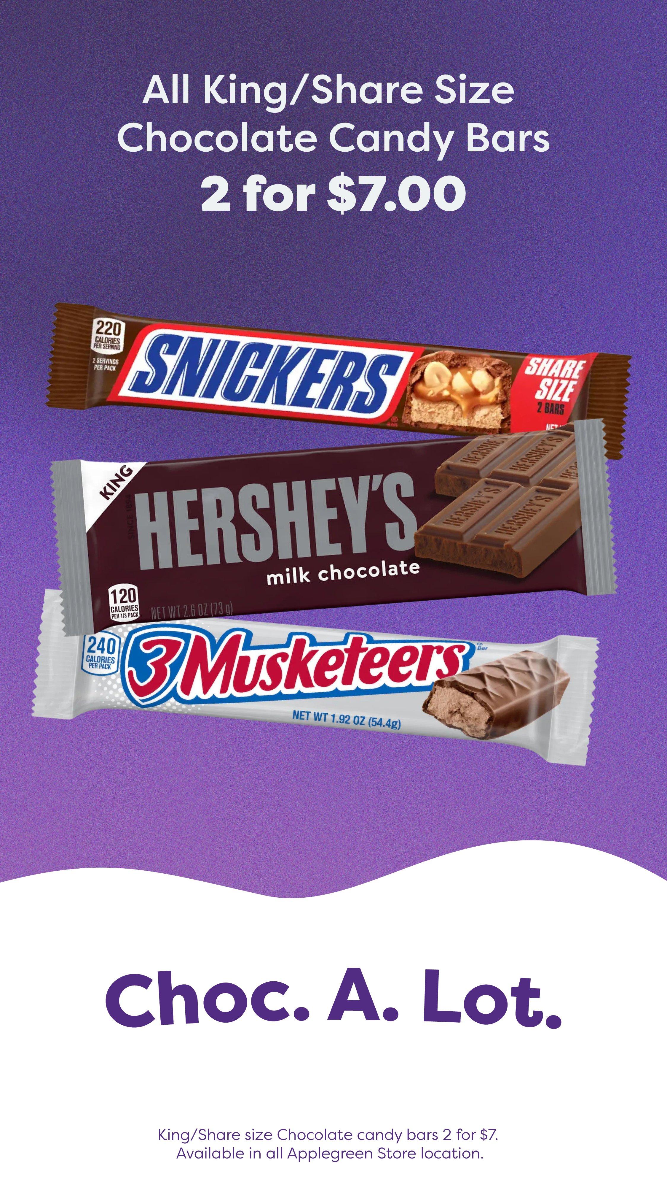 Candy bars promo