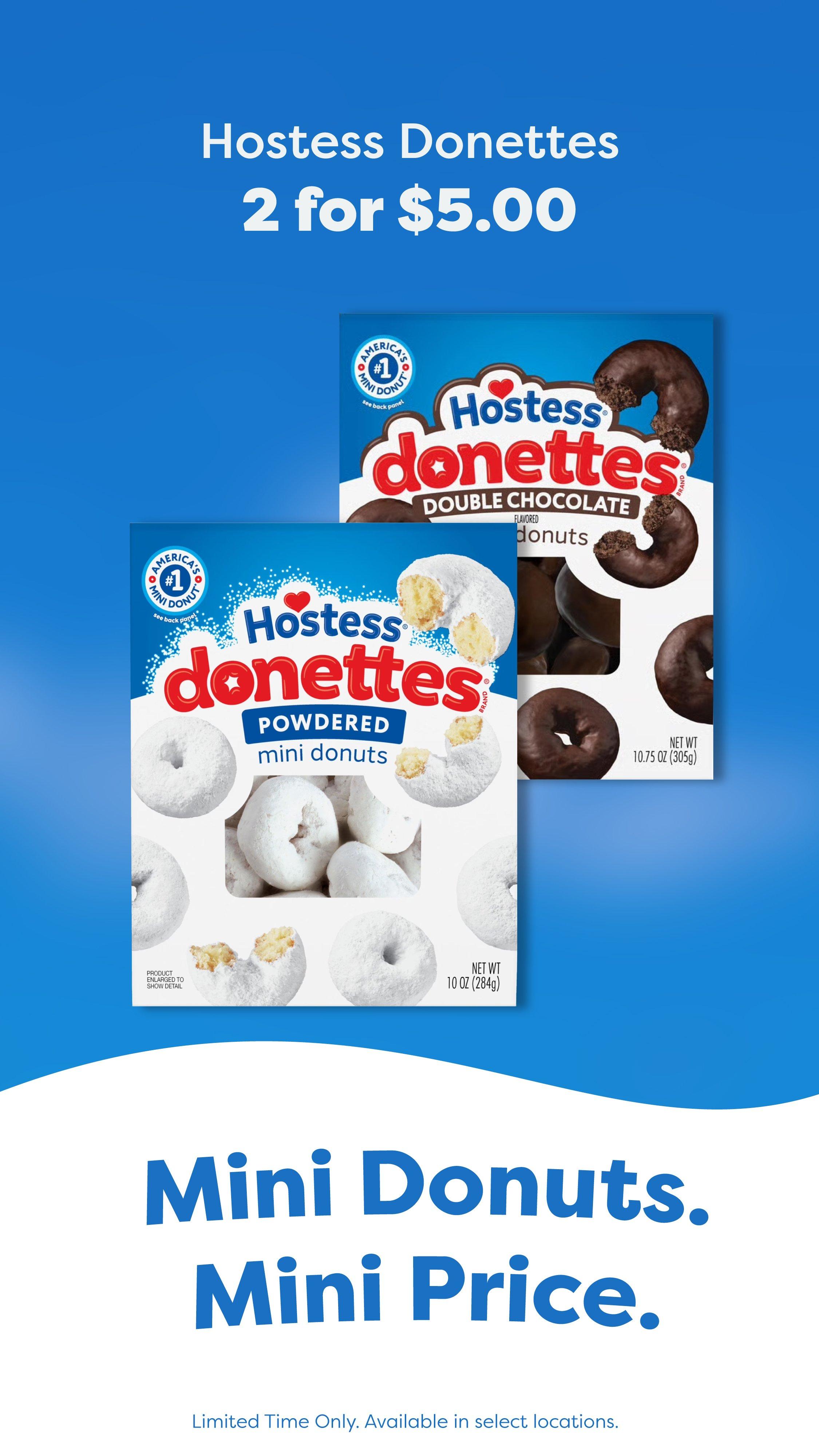 Mini donuts promo