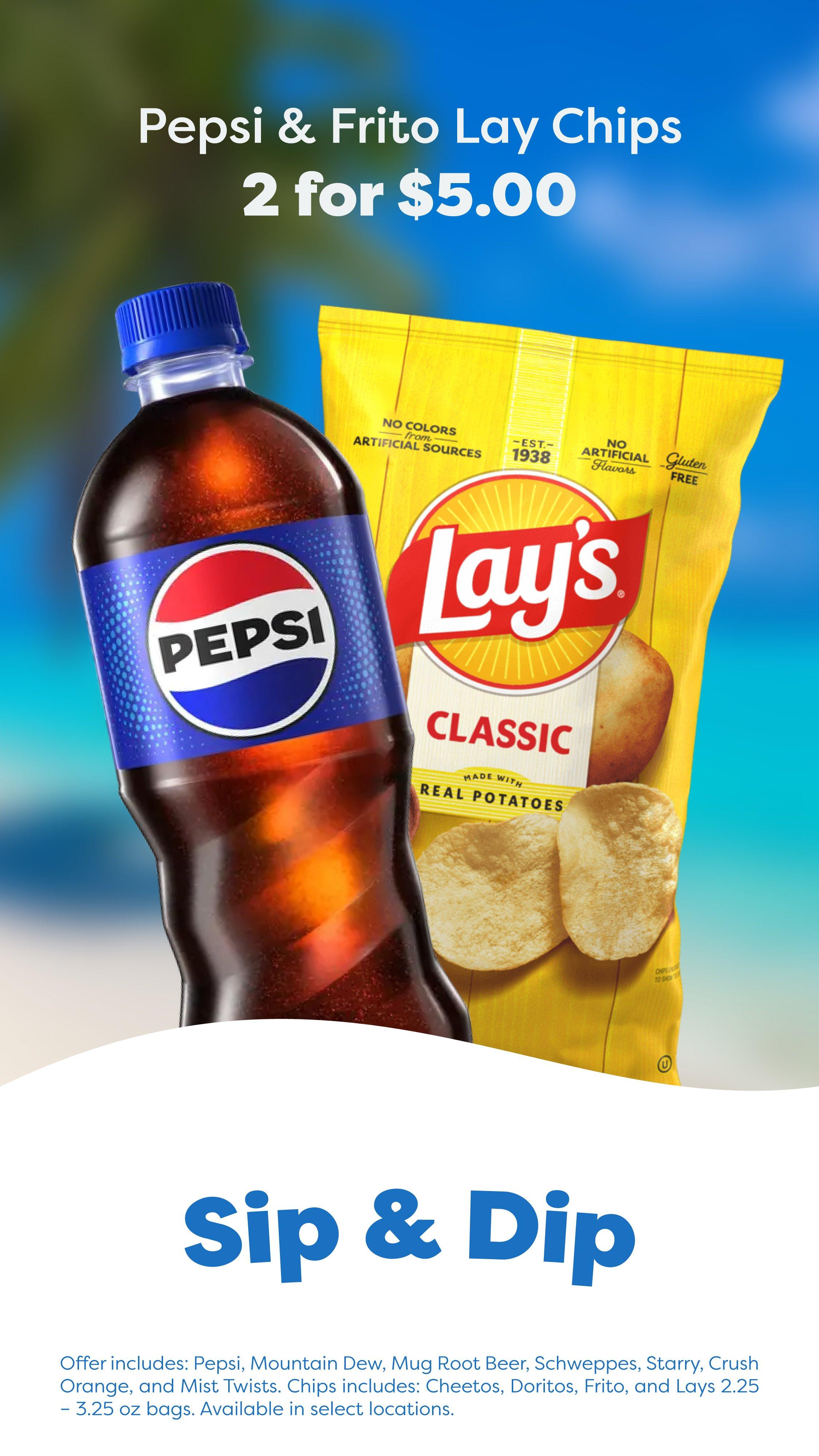 Pepsi and lays chips promo