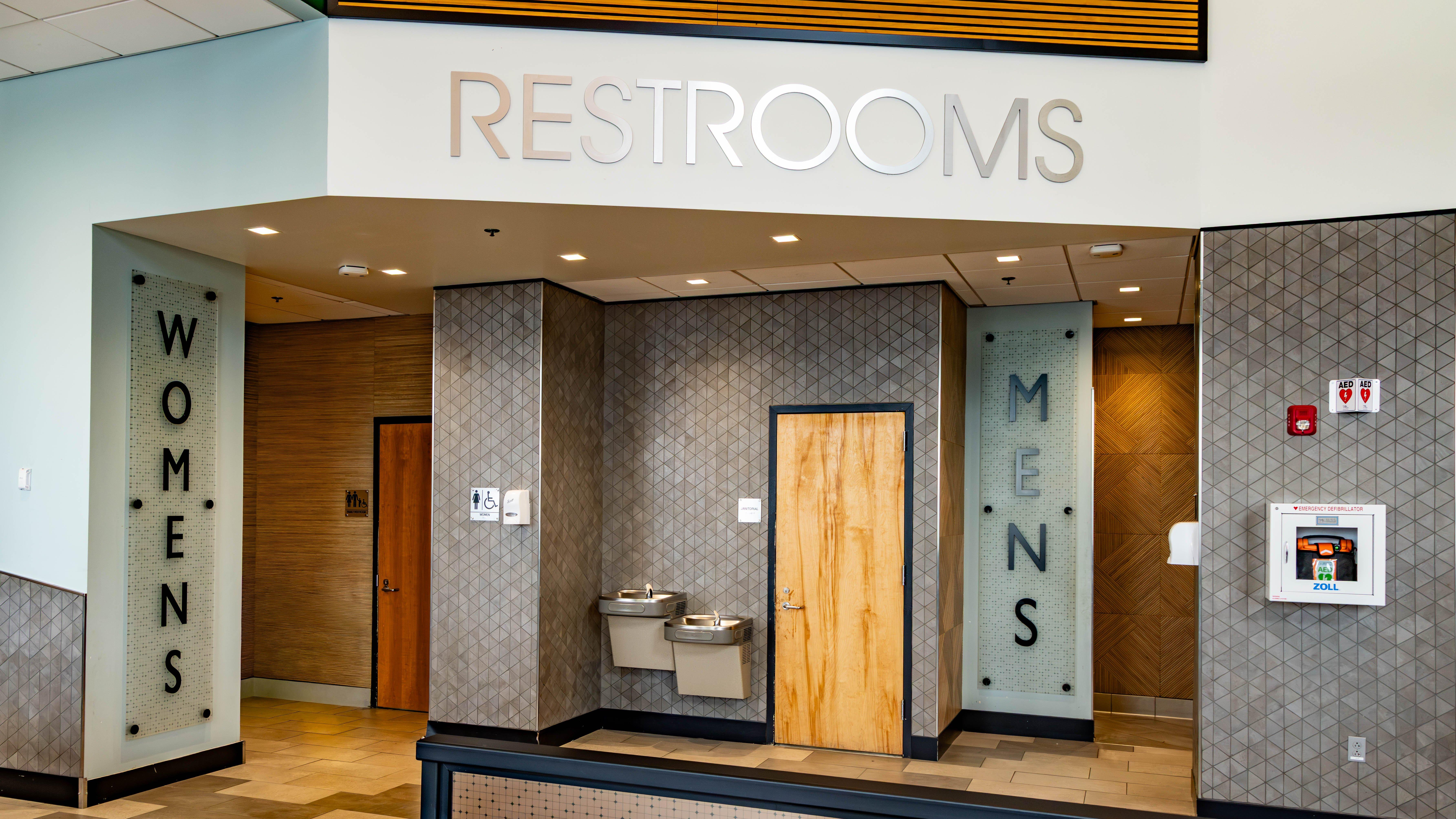 Restroom area