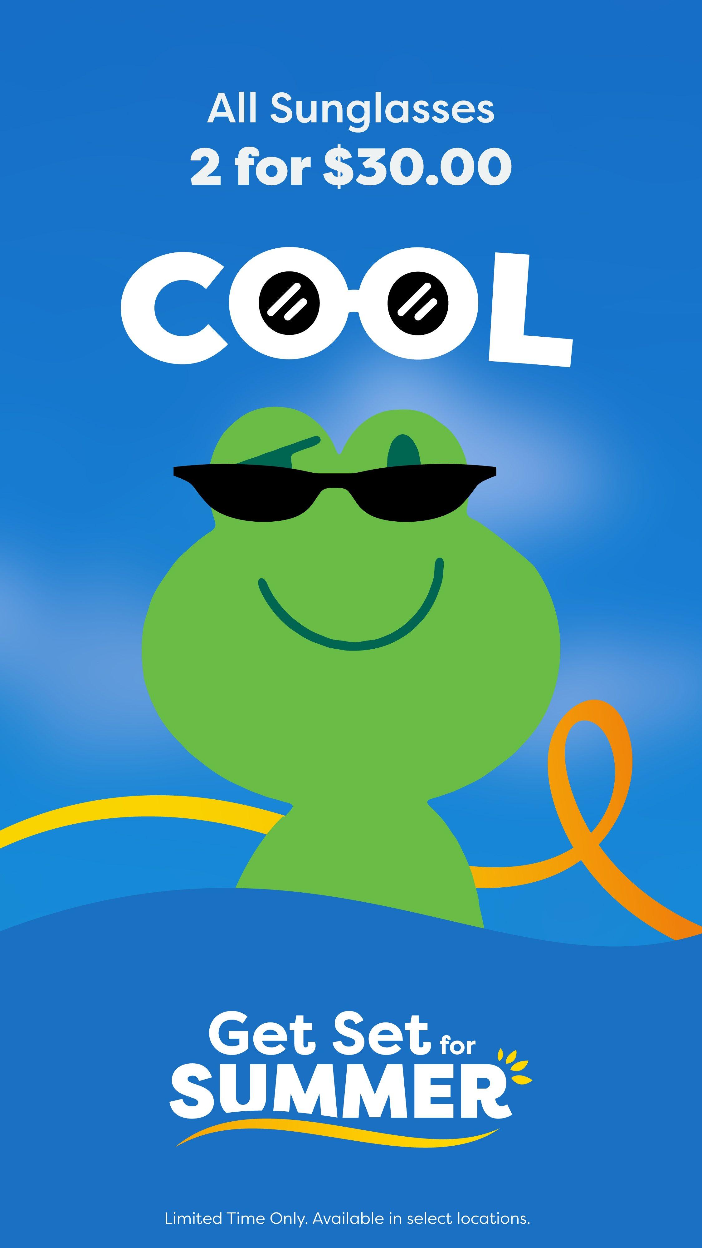 Sunglasses promo