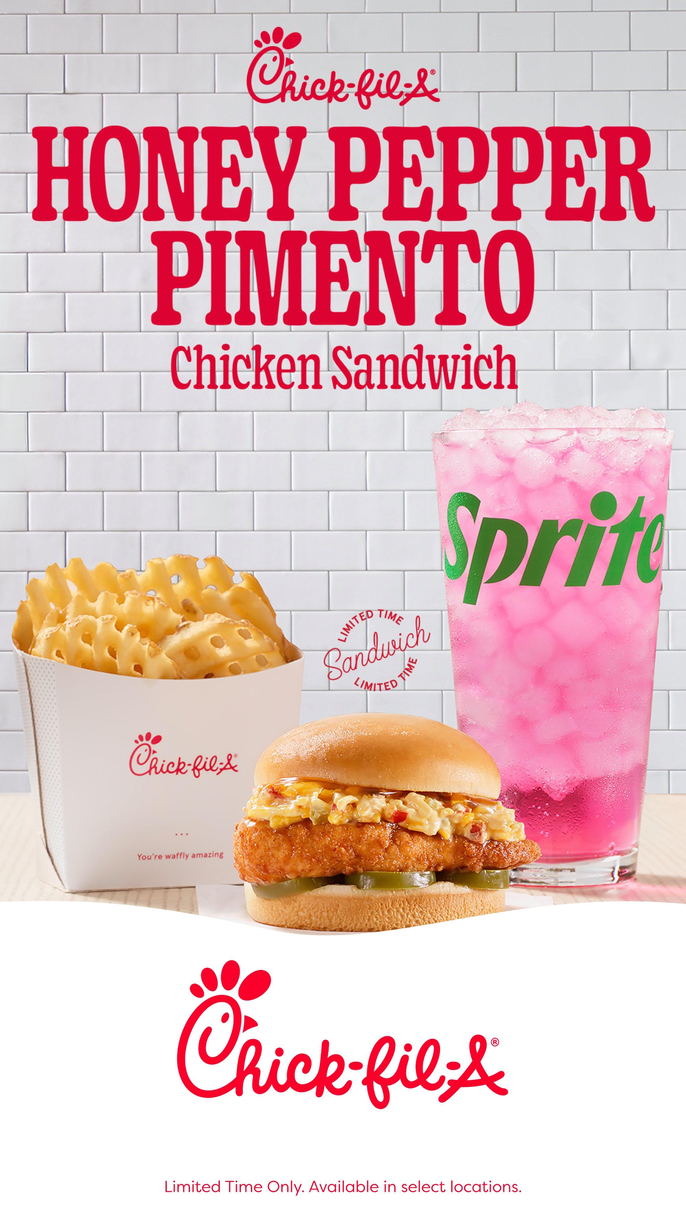 Chick Fil A honey pepper pimento promo