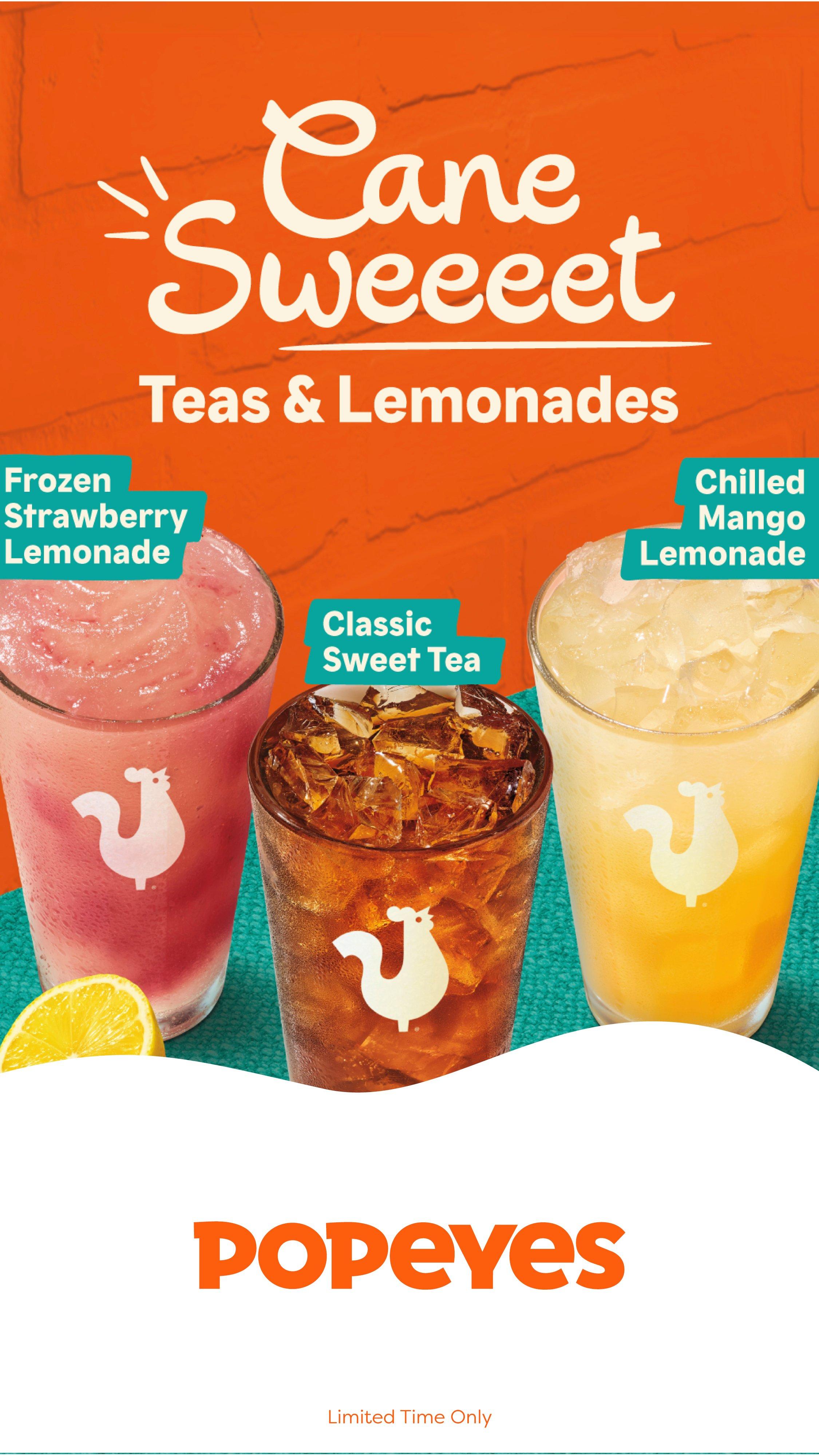 Popeyes cane sweet lemonade promo