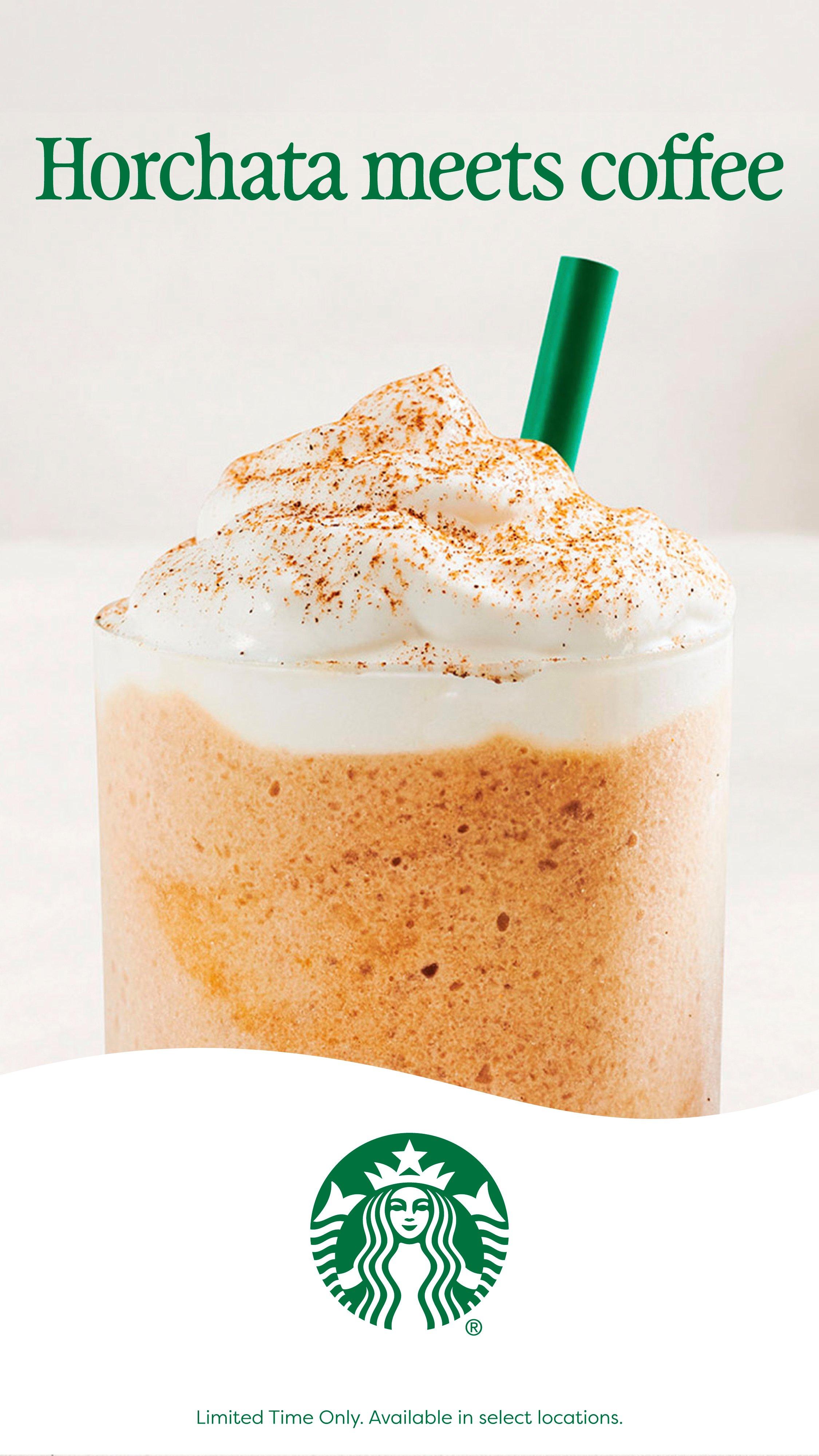 Starbucks Horchata promo